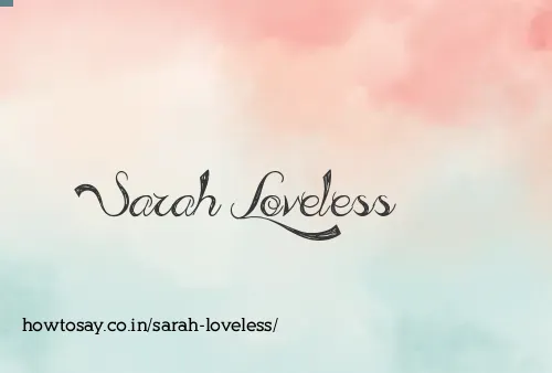 Sarah Loveless