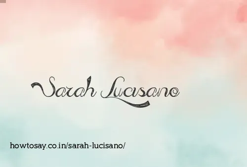 Sarah Lucisano