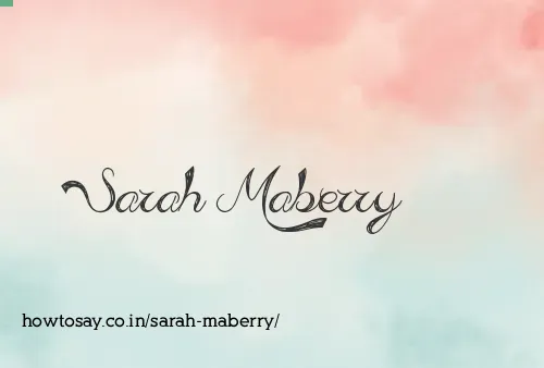 Sarah Maberry