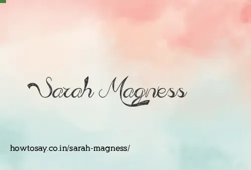 Sarah Magness