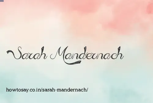 Sarah Mandernach