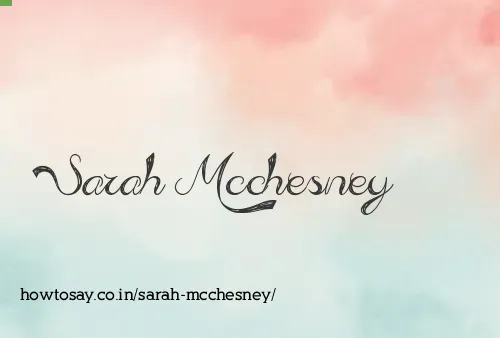 Sarah Mcchesney