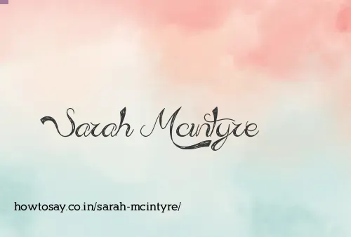 Sarah Mcintyre