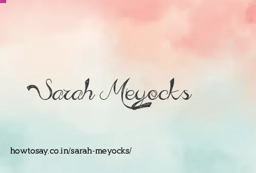 Sarah Meyocks