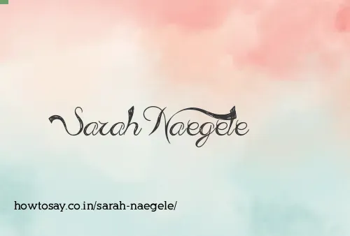 Sarah Naegele