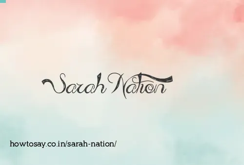 Sarah Nation
