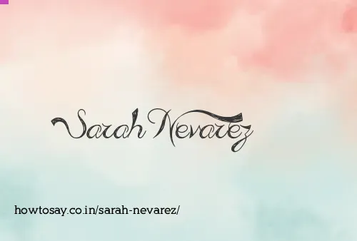 Sarah Nevarez
