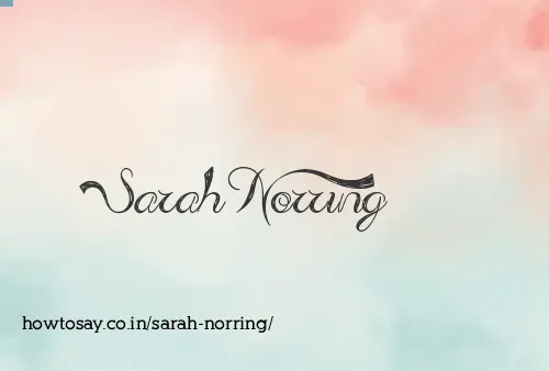 Sarah Norring