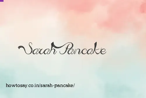 Sarah Pancake