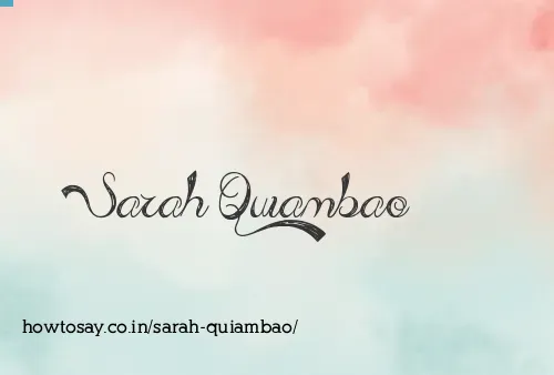 Sarah Quiambao
