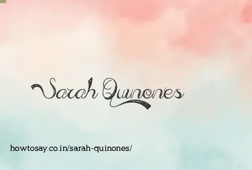 Sarah Quinones