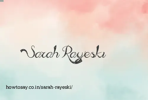 Sarah Rayeski
