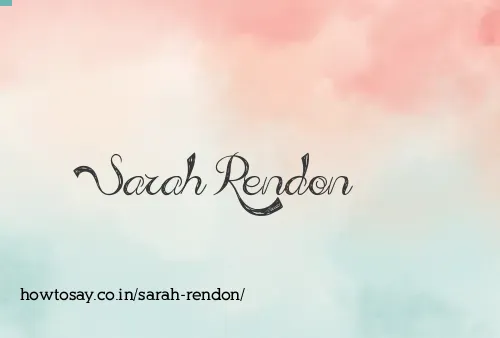 Sarah Rendon