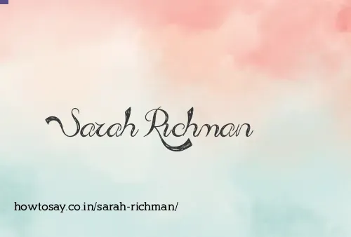 Sarah Richman