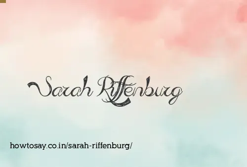 Sarah Riffenburg