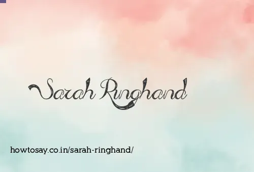 Sarah Ringhand