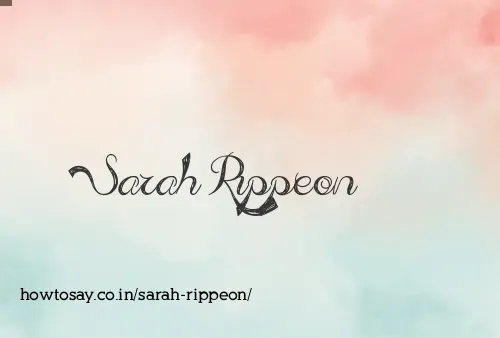 Sarah Rippeon