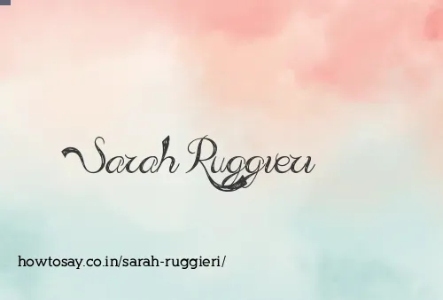Sarah Ruggieri
