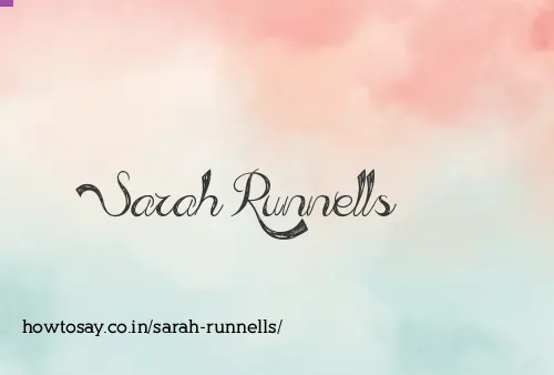 Sarah Runnells