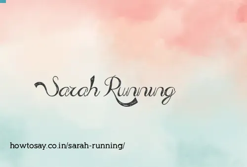 Sarah Running