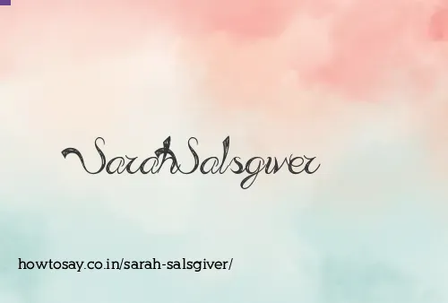 Sarah Salsgiver