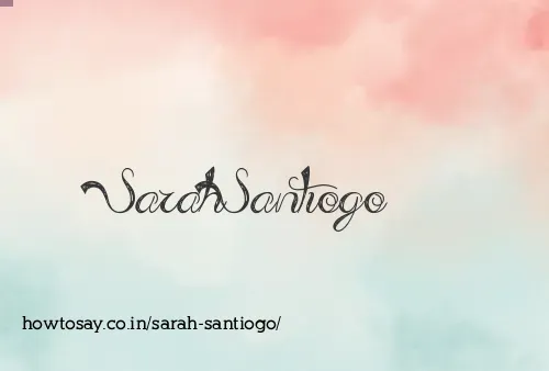 Sarah Santiogo
