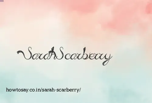 Sarah Scarberry