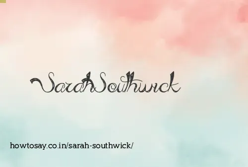 Sarah Southwick