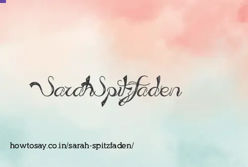Sarah Spitzfaden