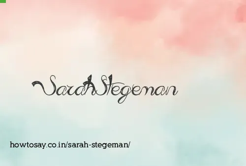 Sarah Stegeman