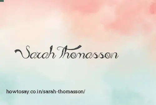 Sarah Thomasson