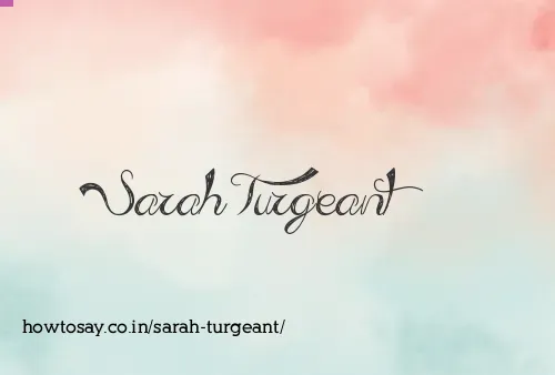 Sarah Turgeant