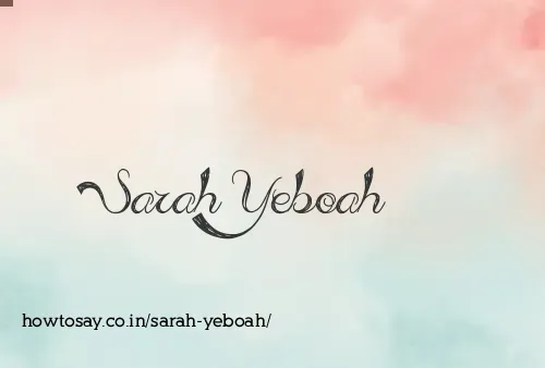 Sarah Yeboah