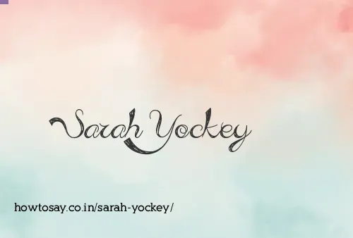 Sarah Yockey