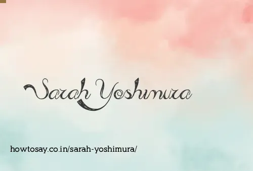 Sarah Yoshimura