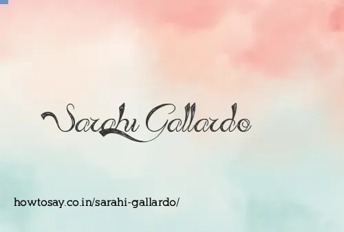 Sarahi Gallardo