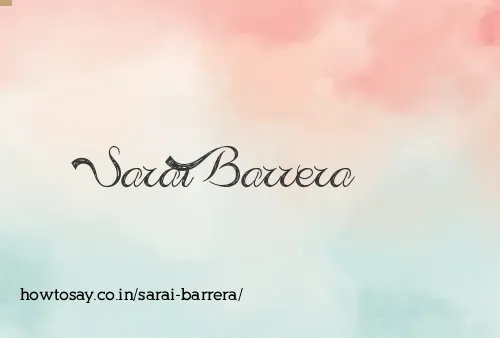 Sarai Barrera