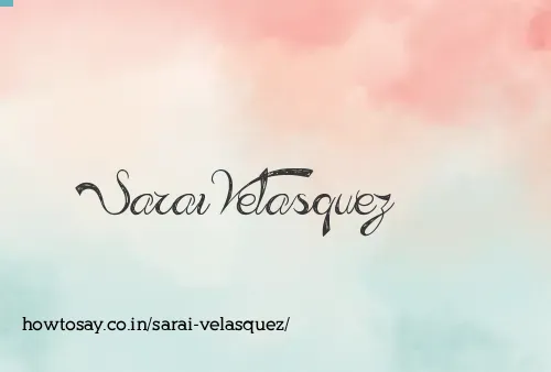 Sarai Velasquez