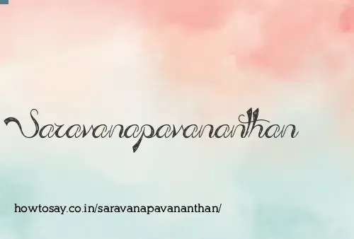 Saravanapavananthan