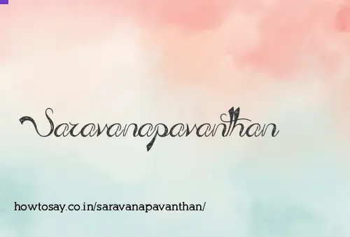 Saravanapavanthan