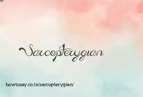 Sarcopterygian