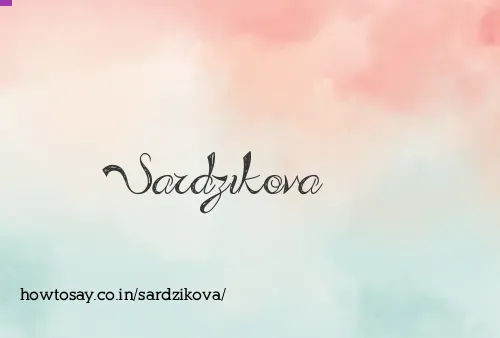 Sardzikova