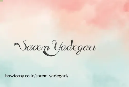 Sarem Yadegari