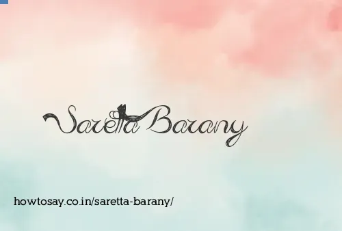 Saretta Barany