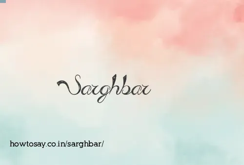 Sarghbar