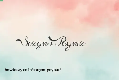 Sargon Peyour