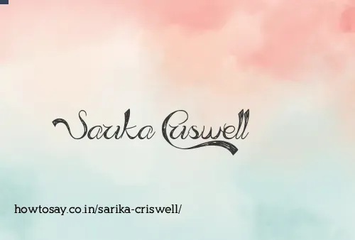 Sarika Criswell