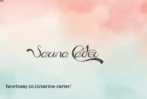 Sarina Carter