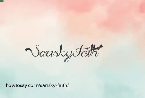 Sarisky Faith