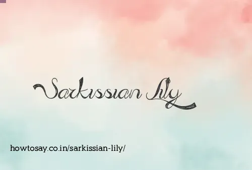 Sarkissian Lily